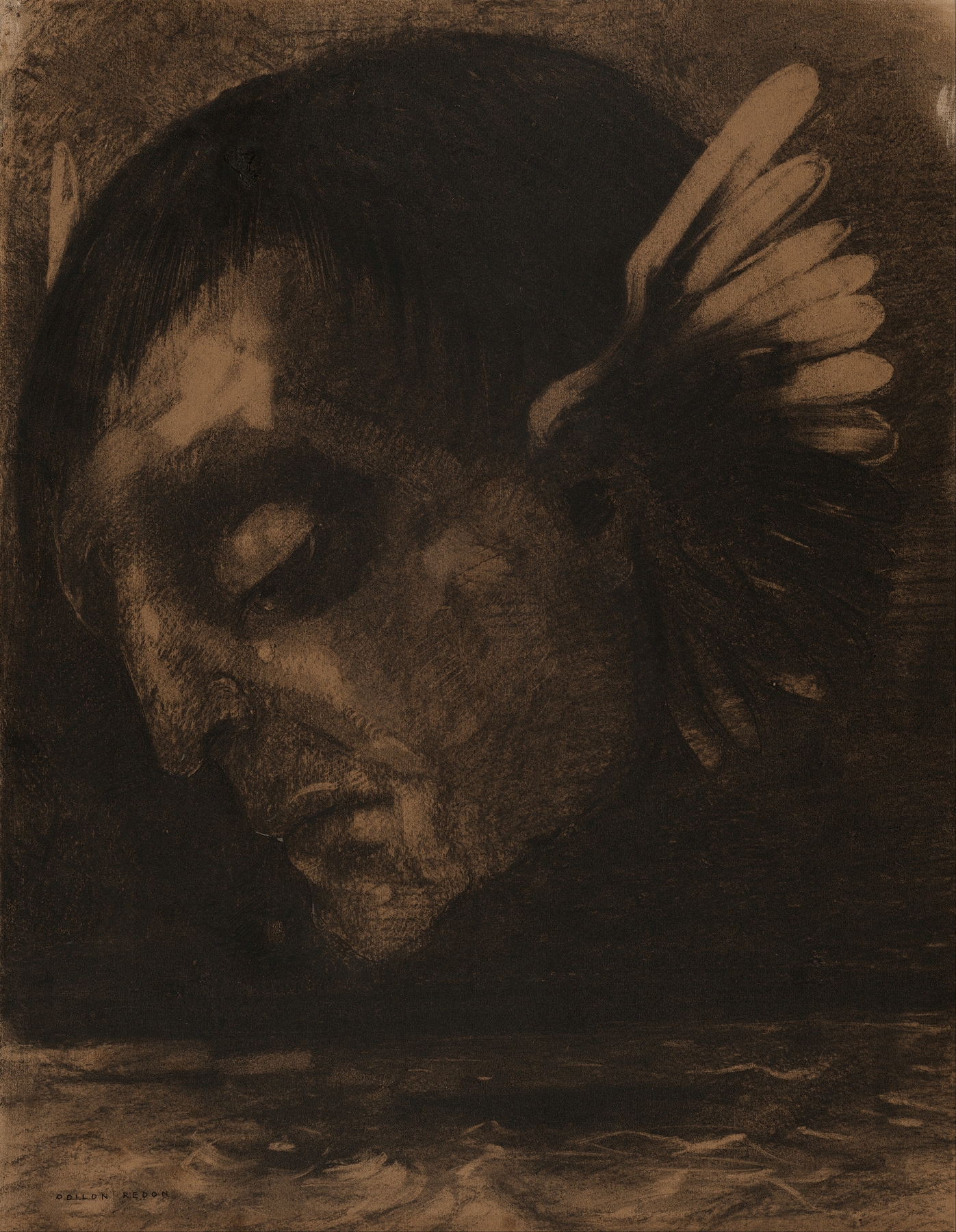 Tears by Odilon Redon